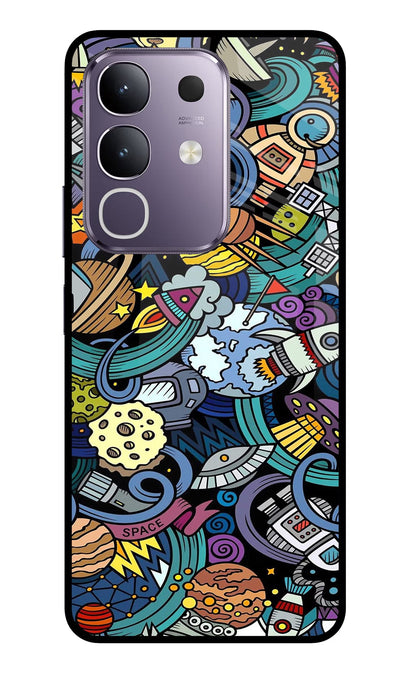 Space Abstract Vivo T4x 5G Back Cover