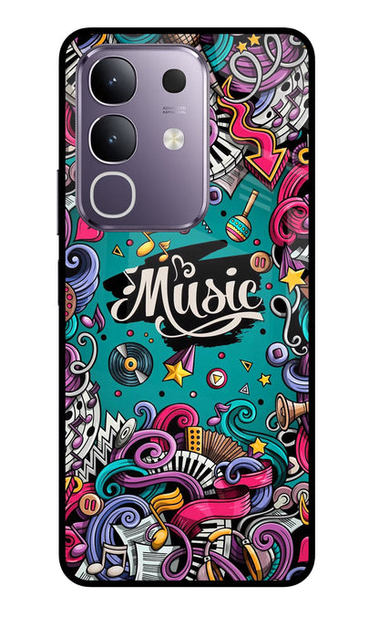 Music Graffiti Vivo T4x 5G Back Cover