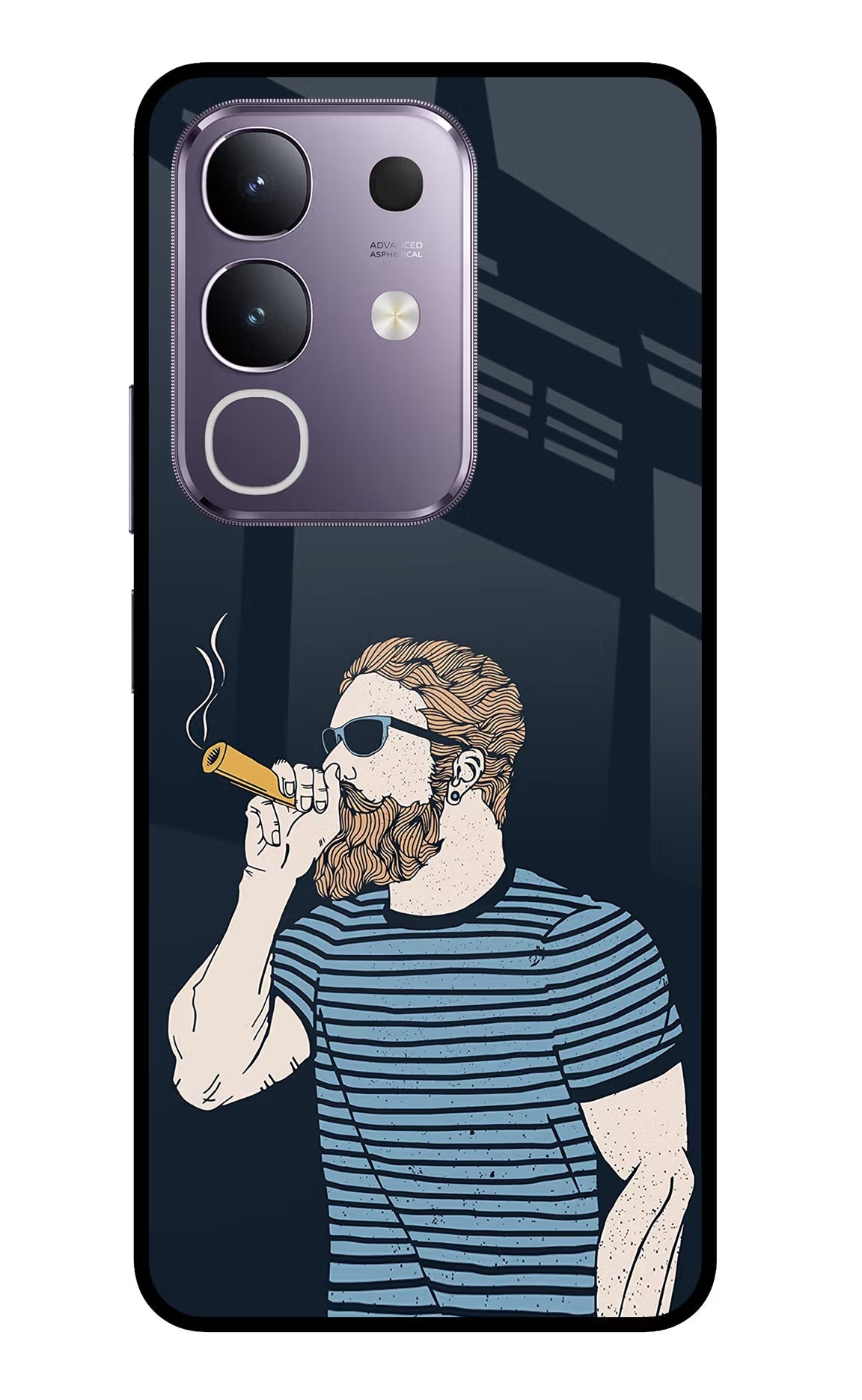 Smoking Vivo T4x 5G Glass Case
