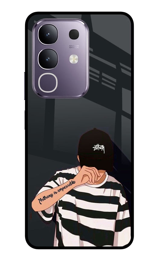 Aesthetic Boy Vivo T4x 5G Glass Case