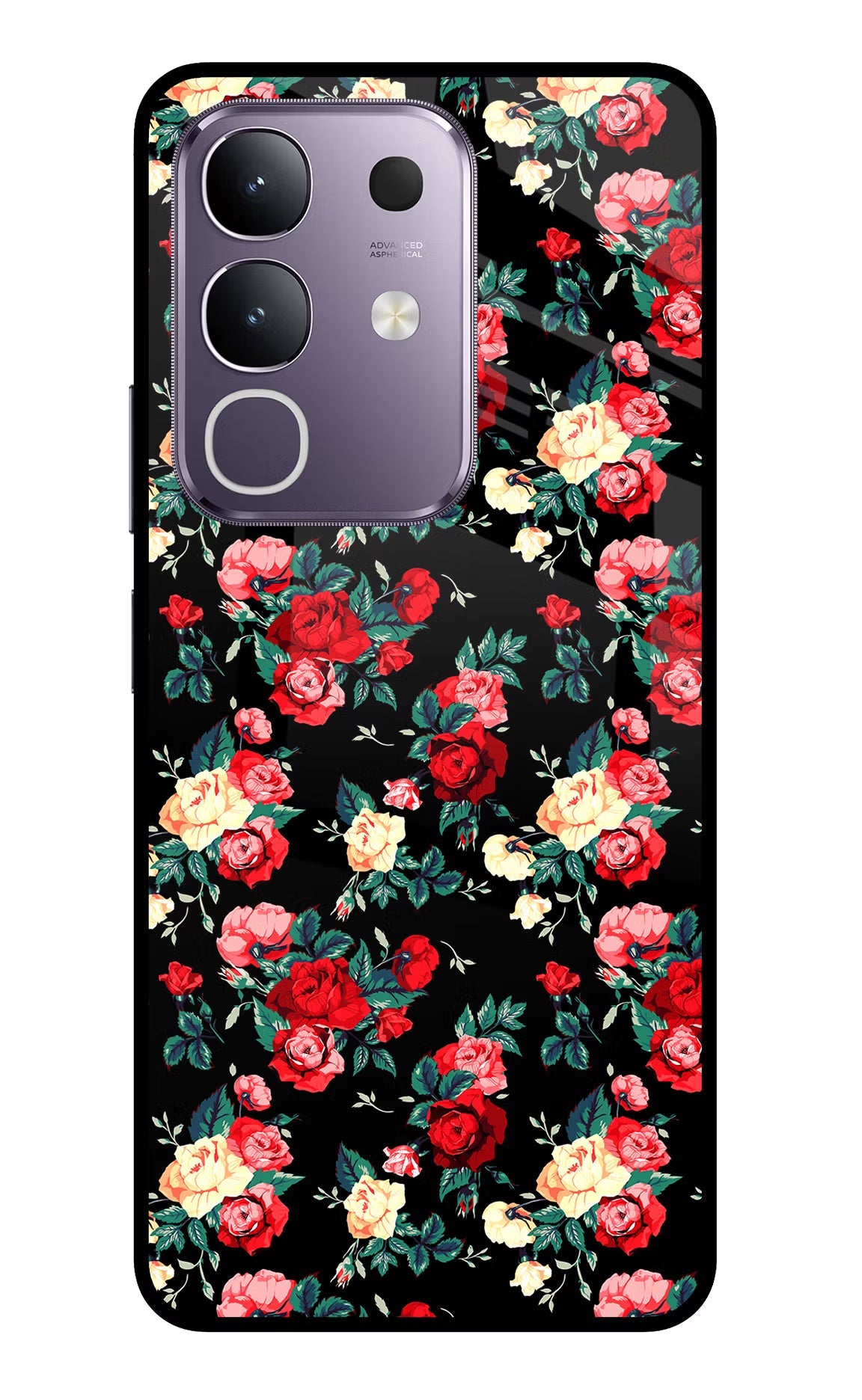 Rose Pattern Vivo T4x 5G Back Cover
