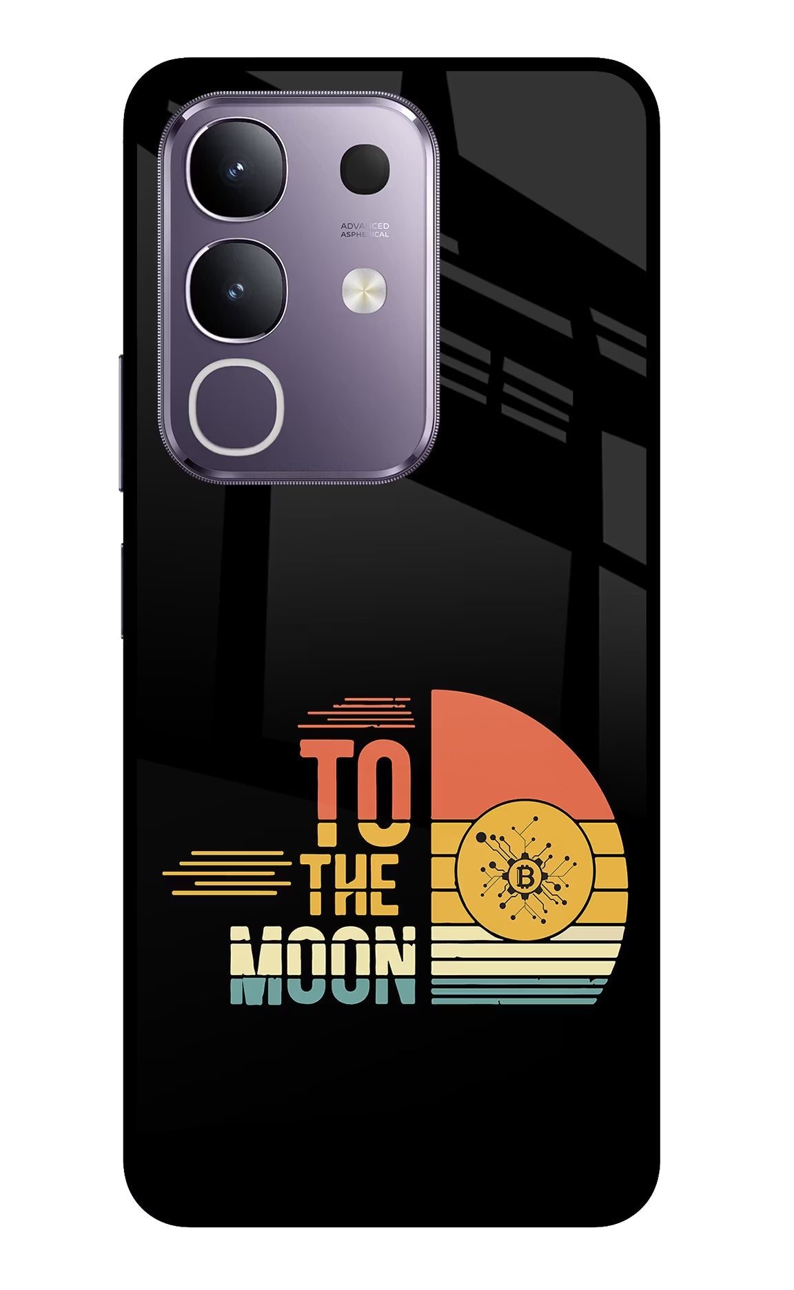 To the Moon Vivo T4x 5G Glass Case