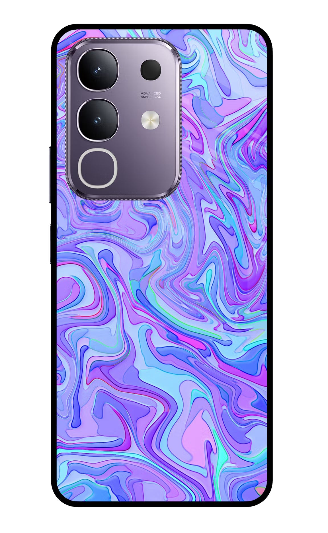 Glitter Vivo T4x 5G Glass Case