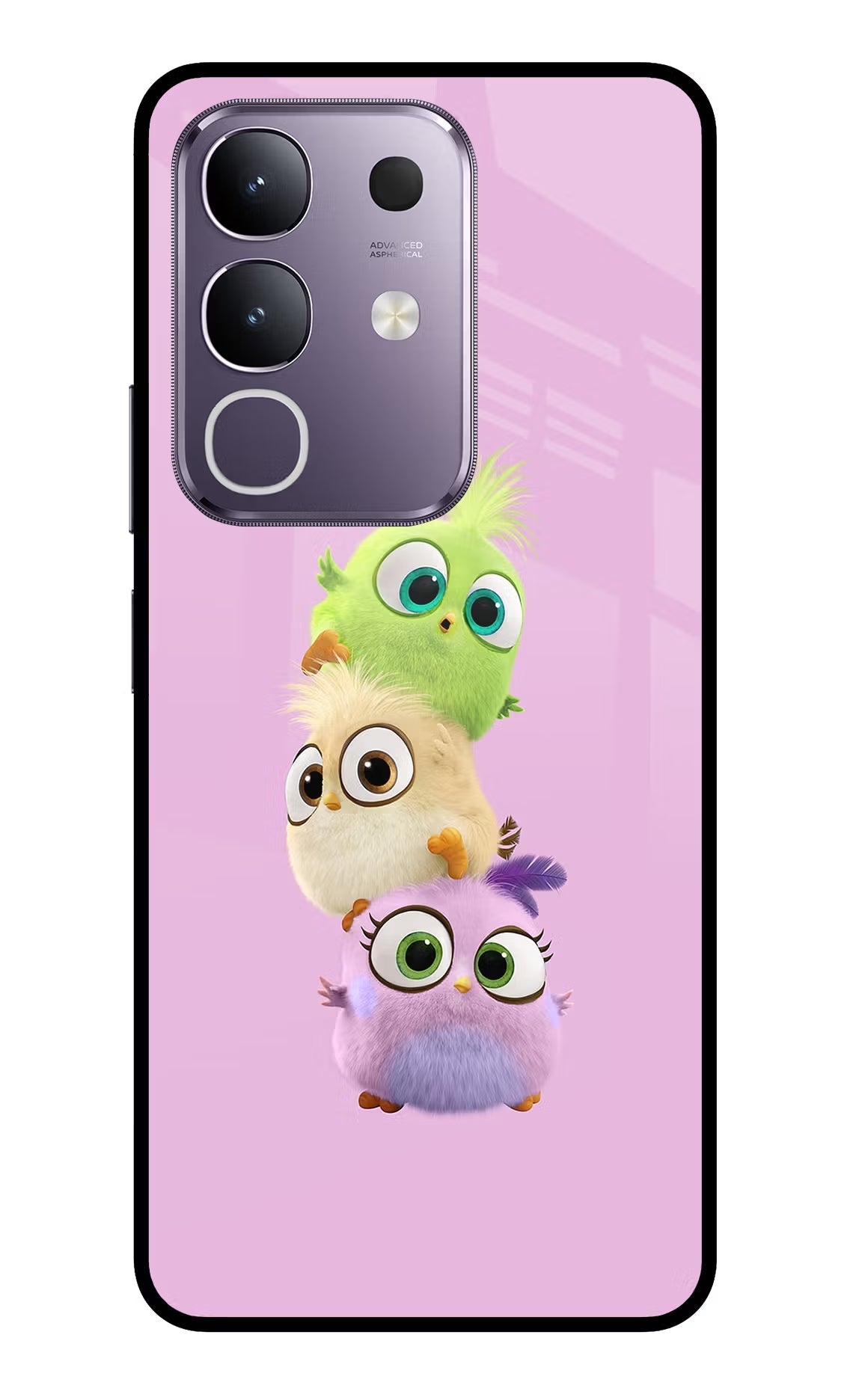 Cute Little Birds Vivo T4x 5G Glass Case