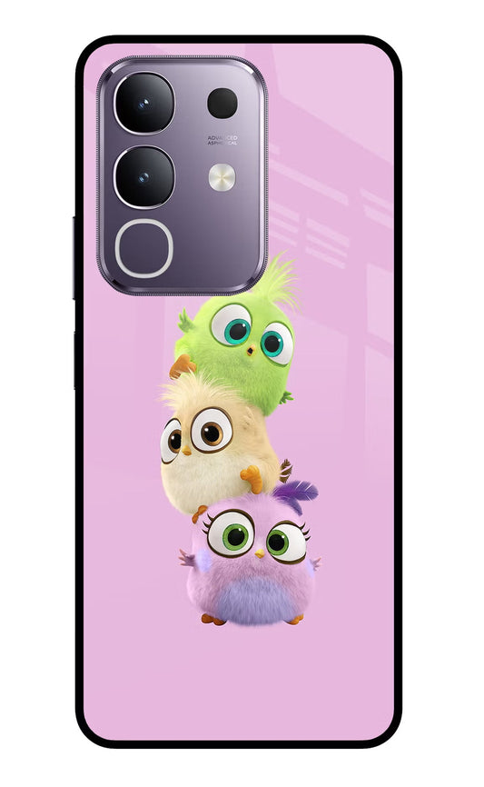 Cute Little Birds Vivo T4x 5G Glass Case