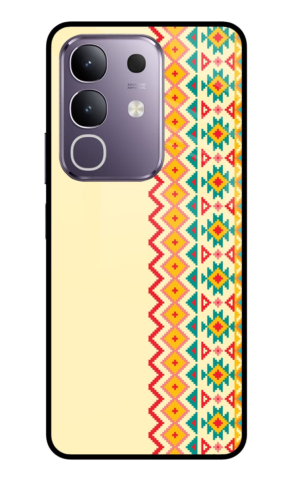Ethnic Seamless Vivo T4x 5G Glass Case