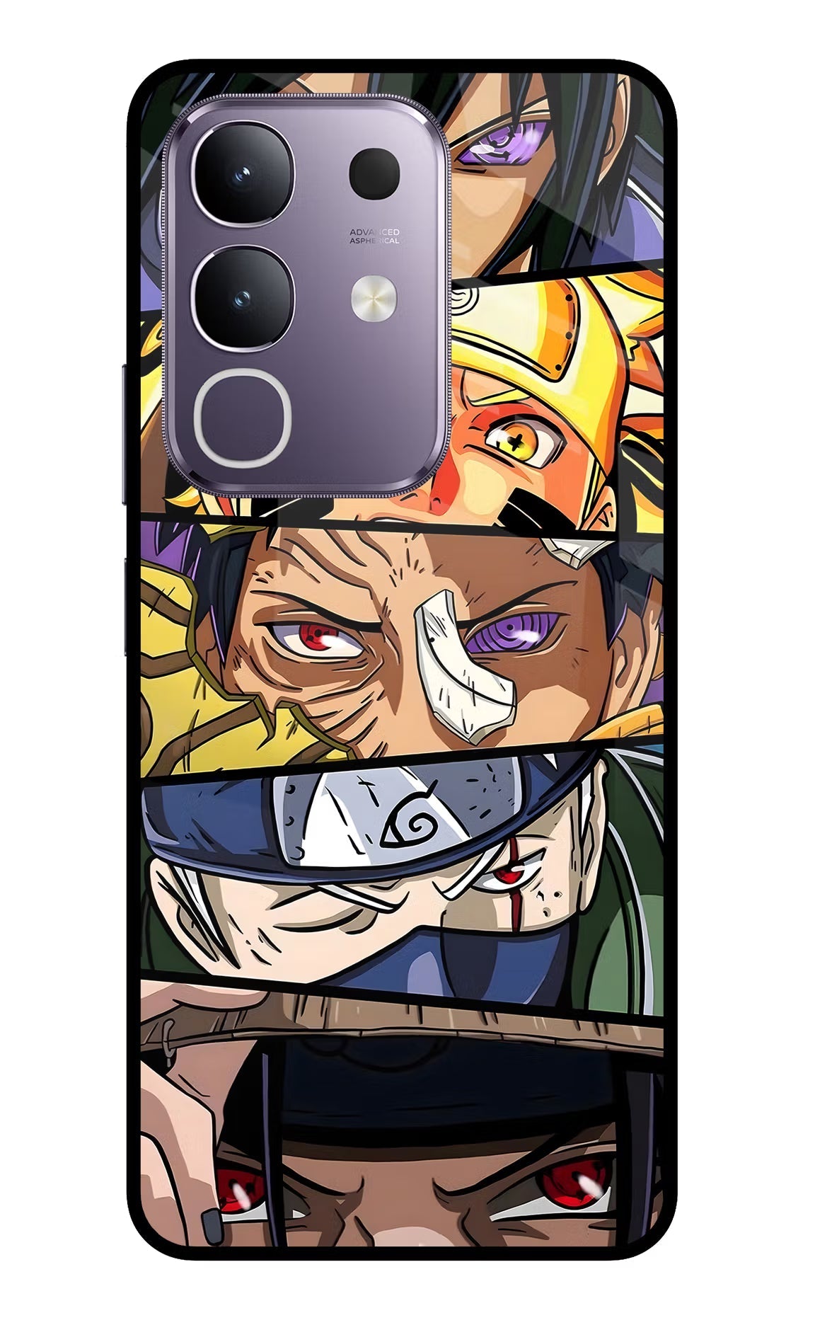 Naruto Character Vivo T4x 5G Glass Case