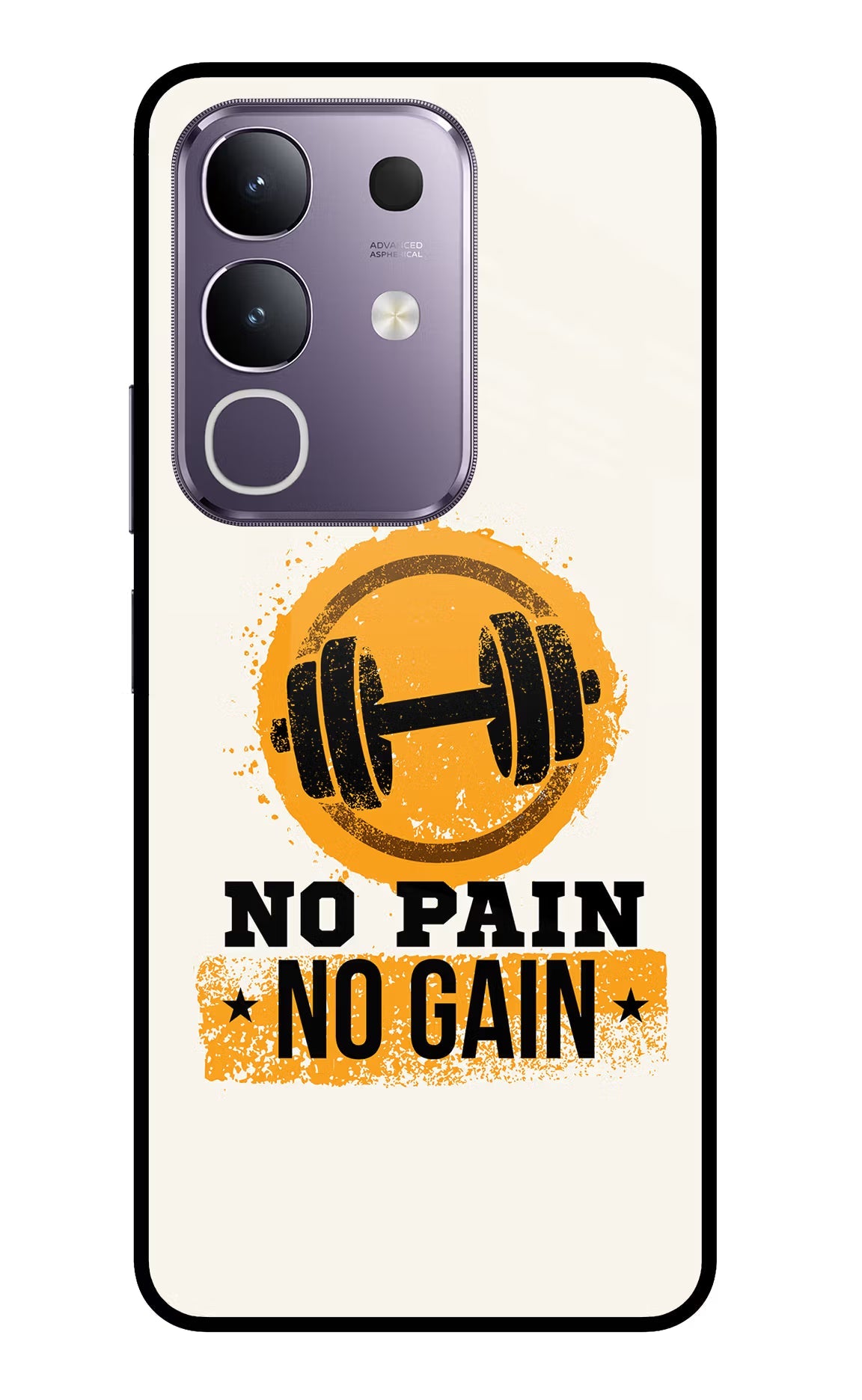 No Pain No Gain Vivo T4x 5G Back Cover