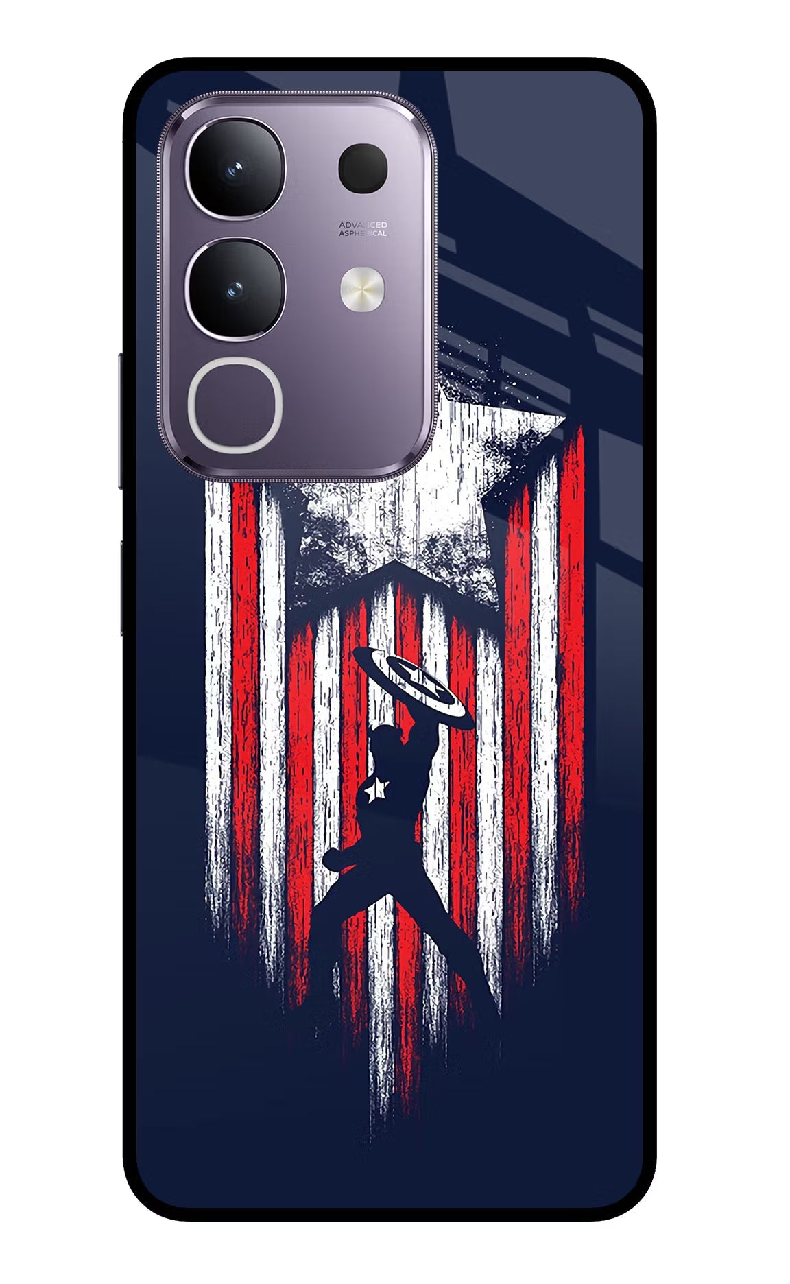 Captain America Marvel Art Vivo T4x 5G Back Cover