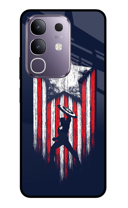 Captain America Marvel Art Vivo T4x 5G Back Cover