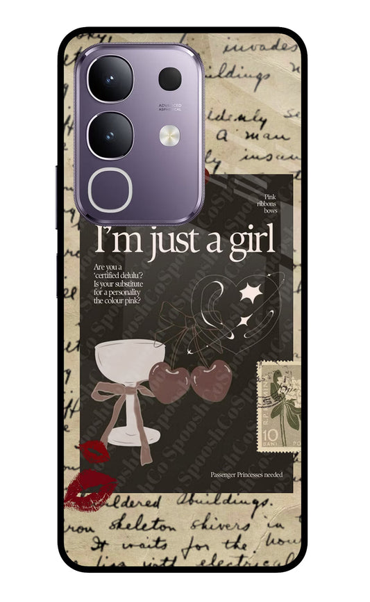 I am just a girl Vivo T4x 5G Back Cover