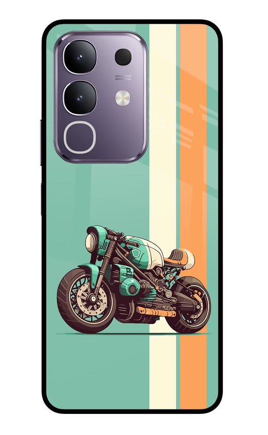 Striped Moto Drift Vivo T4x 5G Back Cover