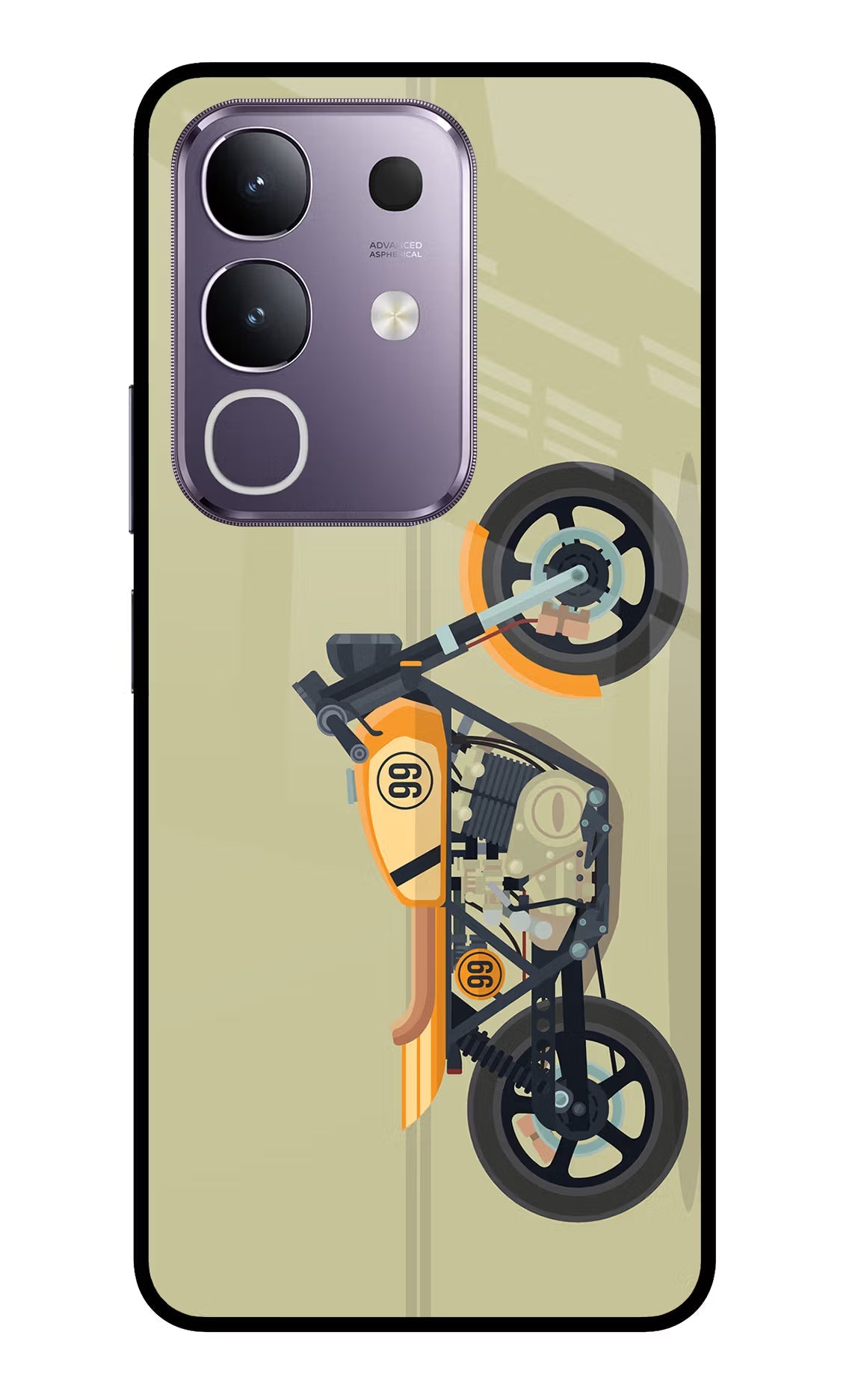 Vertical Speedster Vivo T4x 5G Back Cover