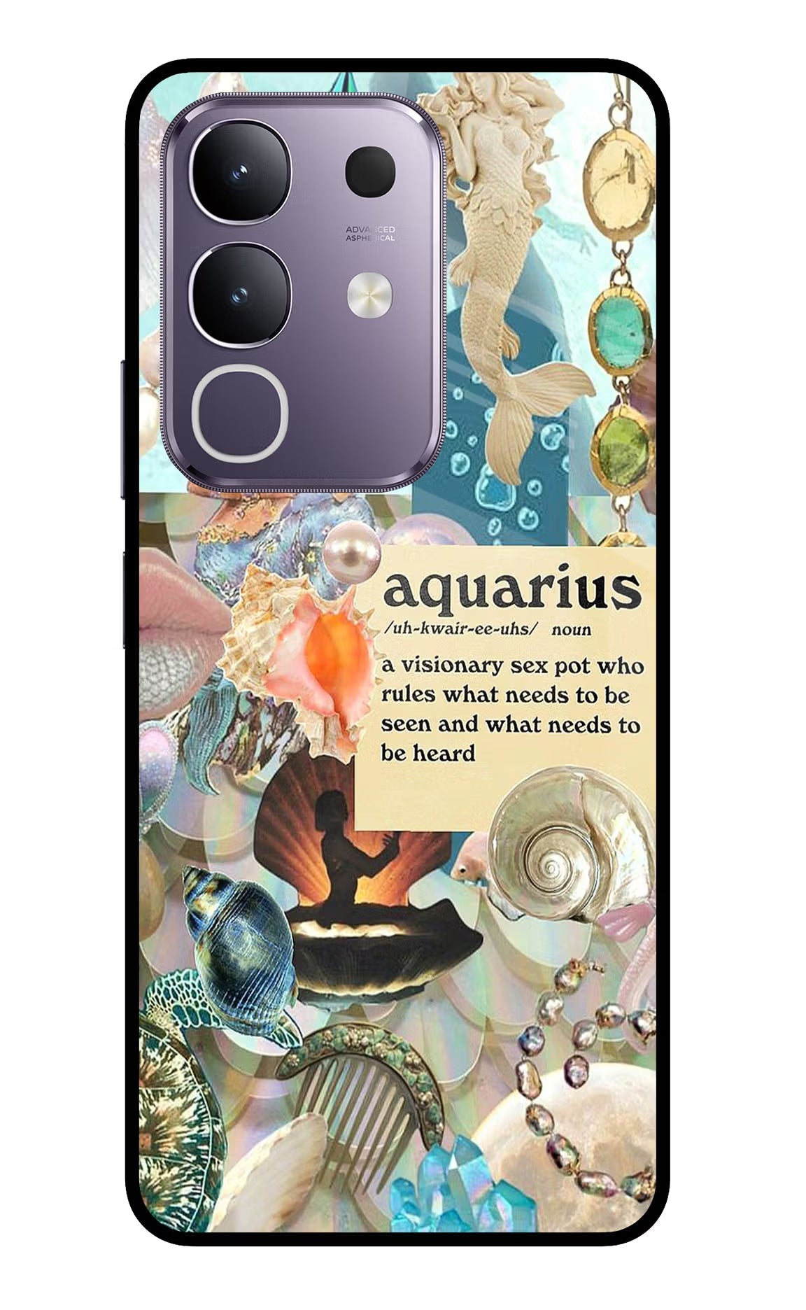Aquarius Zodiac Vivo T4x 5G Back Cover