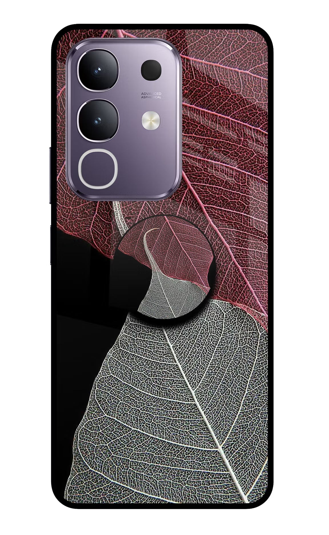 Leaf Pattern Vivo T4x 5G Pop Case