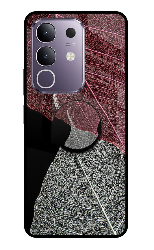 Leaf Pattern Vivo T4x 5G Pop Case