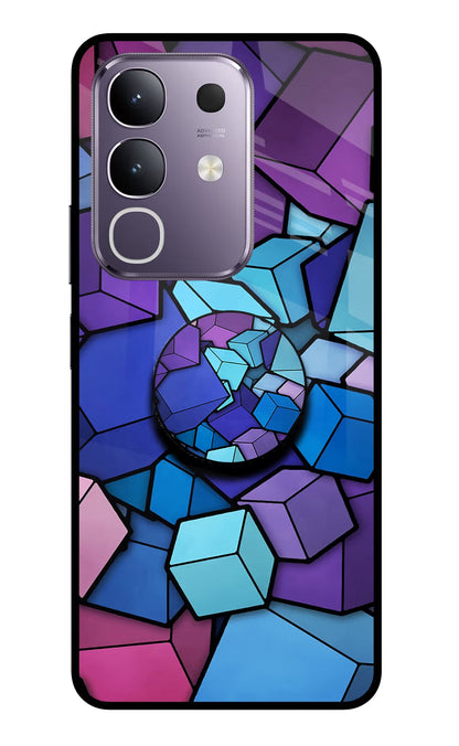 Cubic Abstract Vivo T4x 5G Pop Case