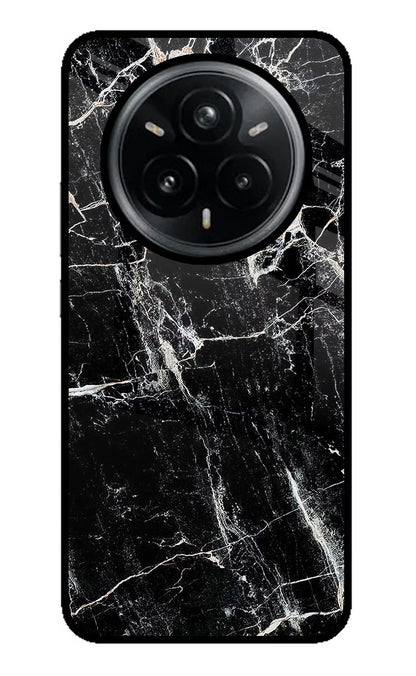 Black Marble Texture Realme 14 Pro Plus 5G Back Cover