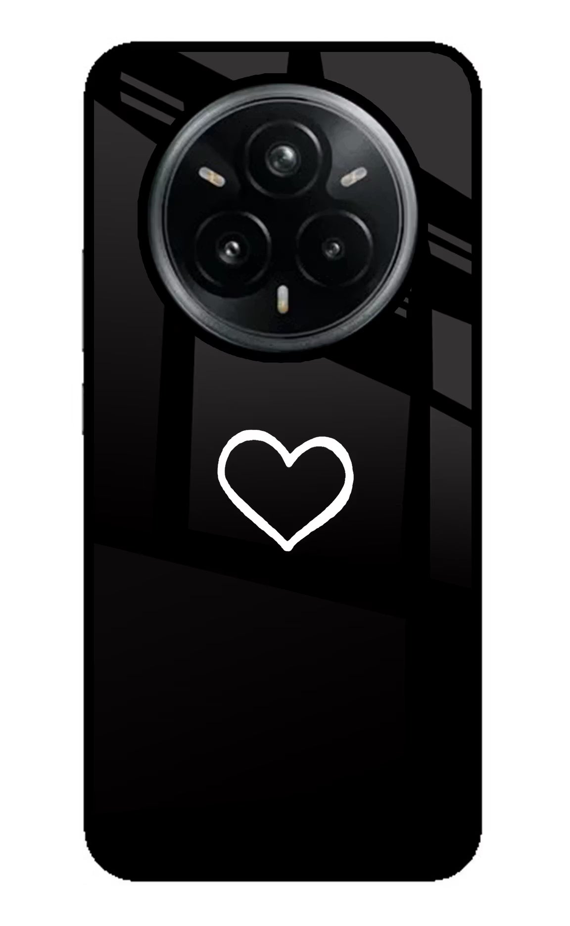 Heart Realme 14 Pro Plus 5G Glass Case
