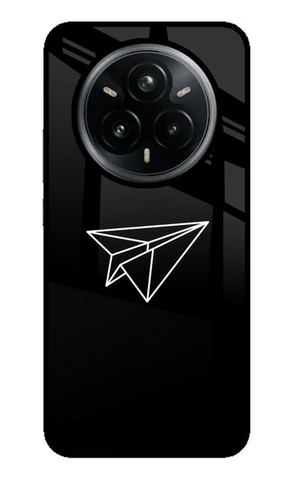 Paper Plane White Realme 14 Pro Plus 5G Back Cover