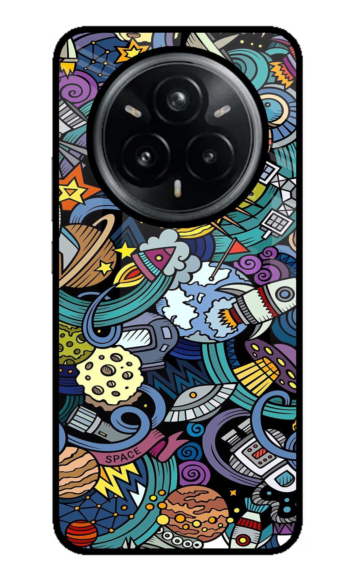 Space Abstract Realme 14 Pro Plus 5G Back Cover