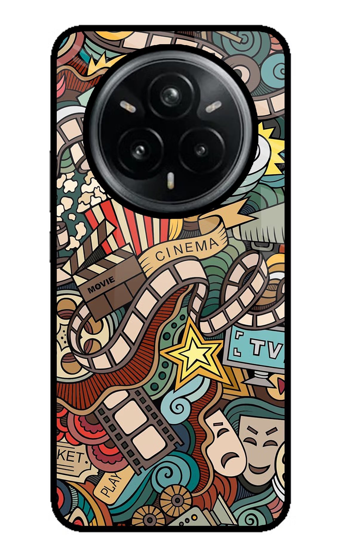 Cinema Abstract Realme 14 Pro Plus 5G Back Cover