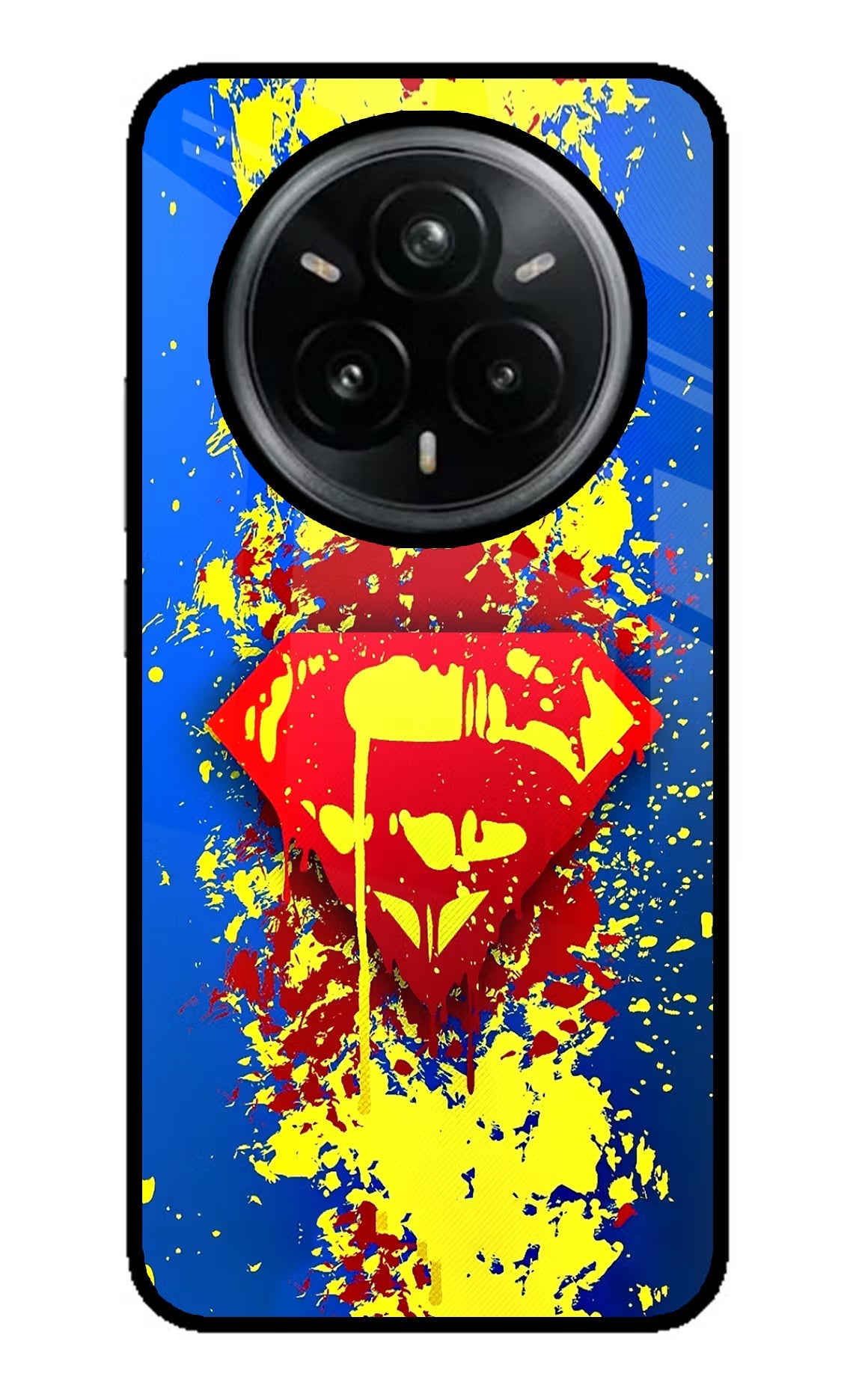 Superman logo Realme 14 Pro Plus 5G Glass Case