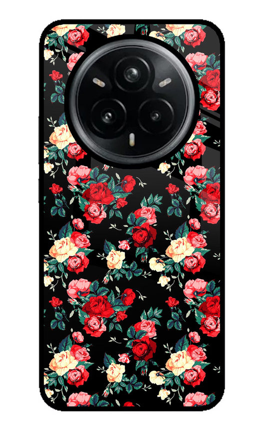 Rose Pattern Realme 14 Pro Plus 5G Back Cover