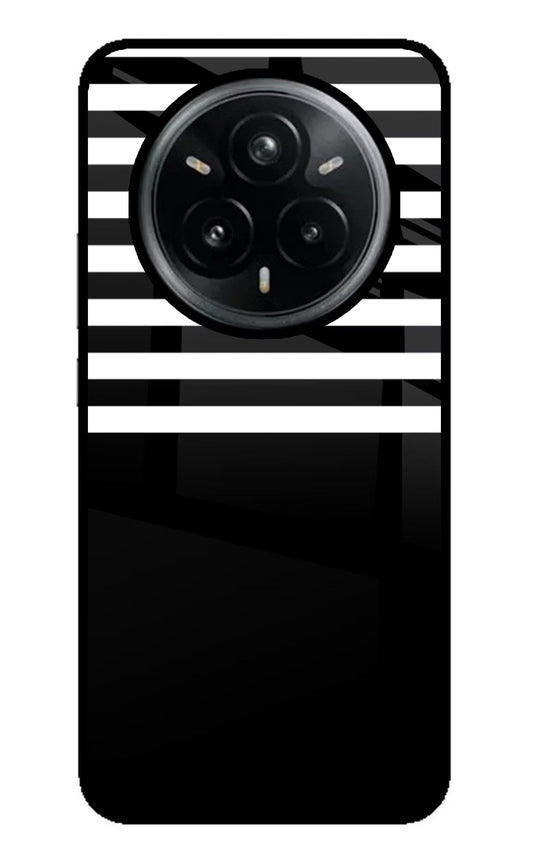 Black and White Print Realme 14 Pro Plus 5G Back Cover