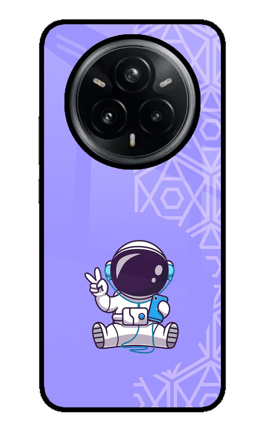 Cute Astronaut Chilling Realme 14 Pro Plus 5G Back Cover