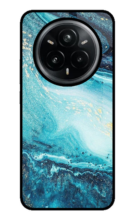 Blue Glitter Marble Realme 14 Pro Plus 5G Back Cover