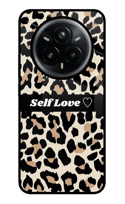 Leopard Print Self Love Realme 14 Pro Plus 5G Back Cover