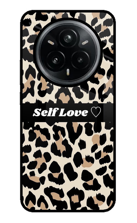 Leopard Print Self Love Realme 14 Pro Plus 5G Back Cover