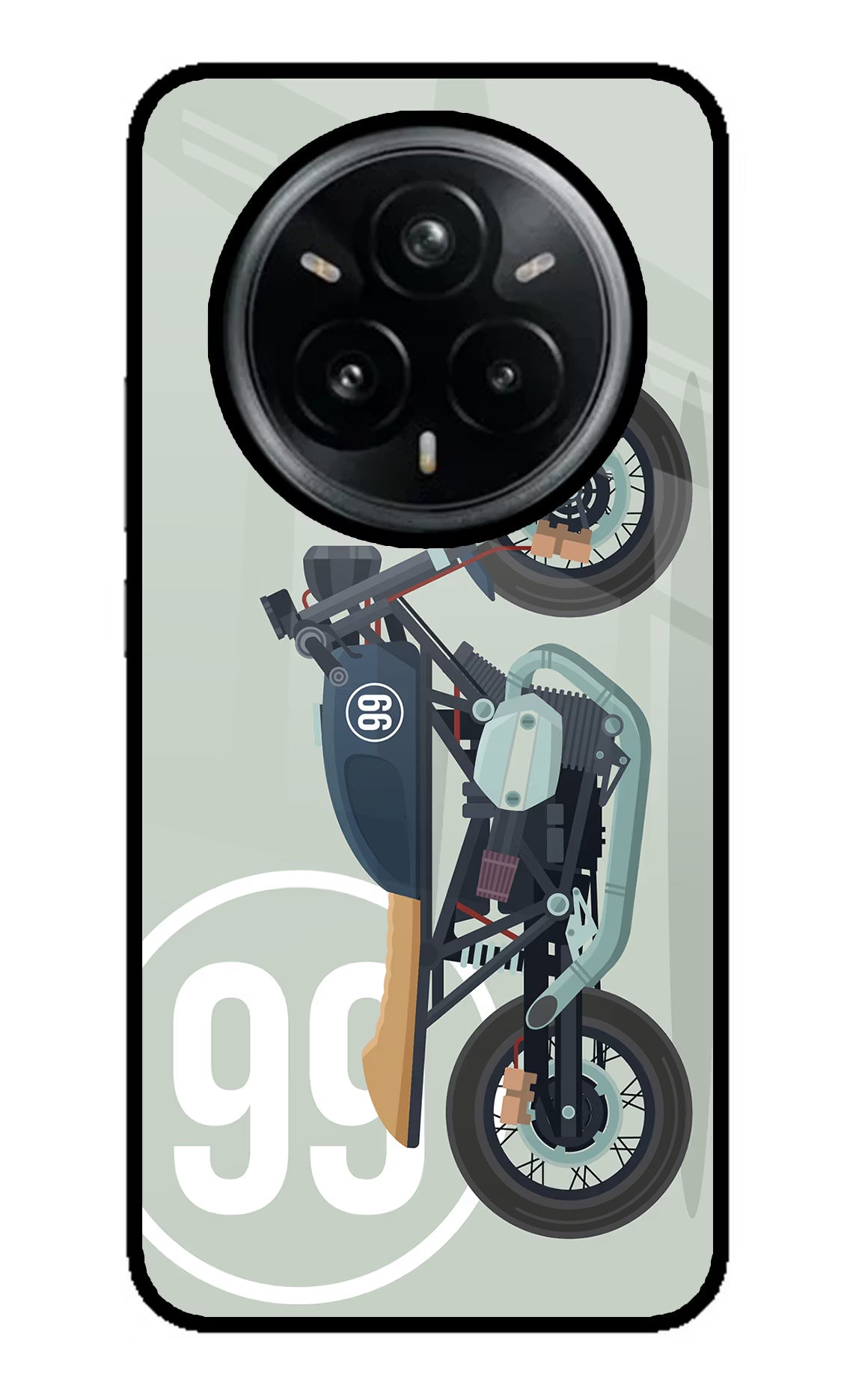 Classic Cafe Racer 99 Realme 14 Pro Plus 5G Glass Case