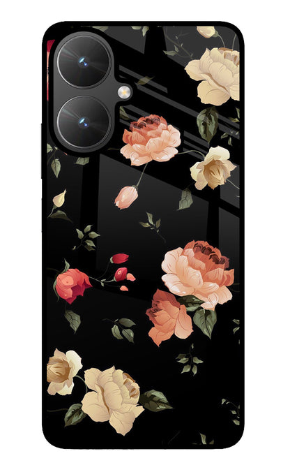 Flowers Poco M6 5G Back Cover