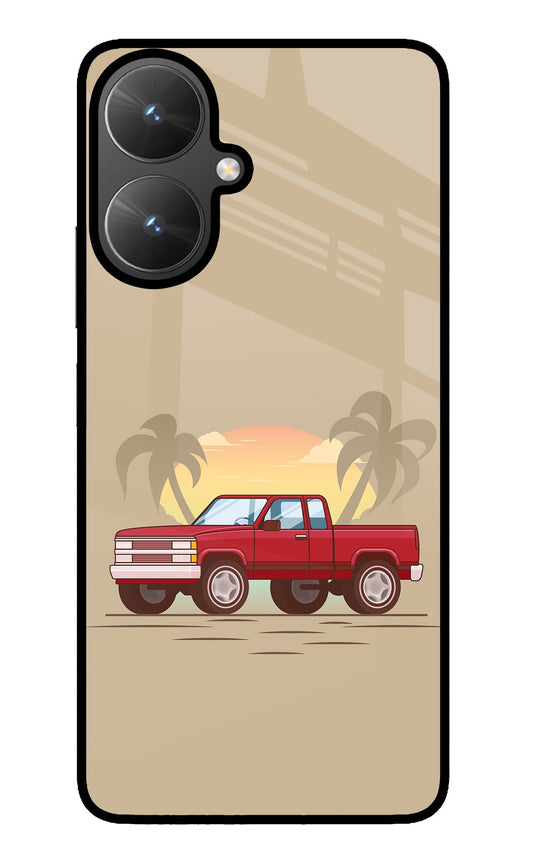 Desert Classic Drive Poco M6 5G Glass Case