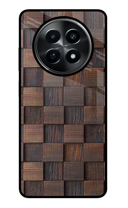 Wooden Cube Design Realme C65 5G Back Cover