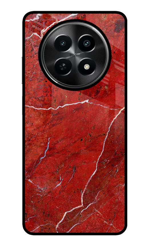 Red Marble Design Realme C65 5G Glass Case