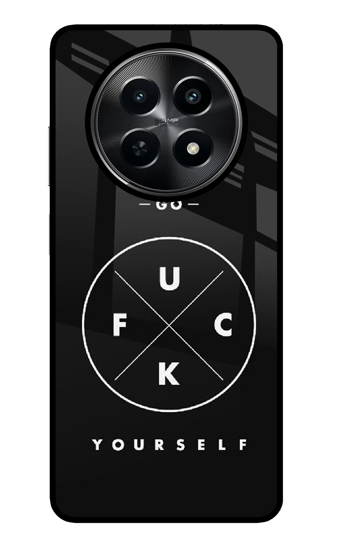 Go Fuck Yourself Realme C65 5G Glass Case
