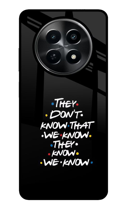 FRIENDS Dialogue Realme C65 5G Glass Case