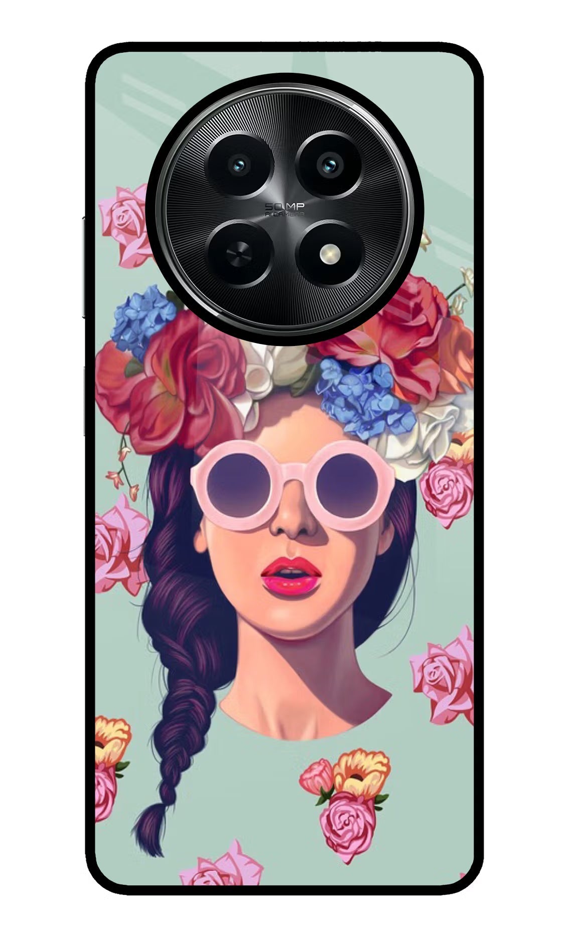 Pretty Girl Realme C65 5G Glass Case