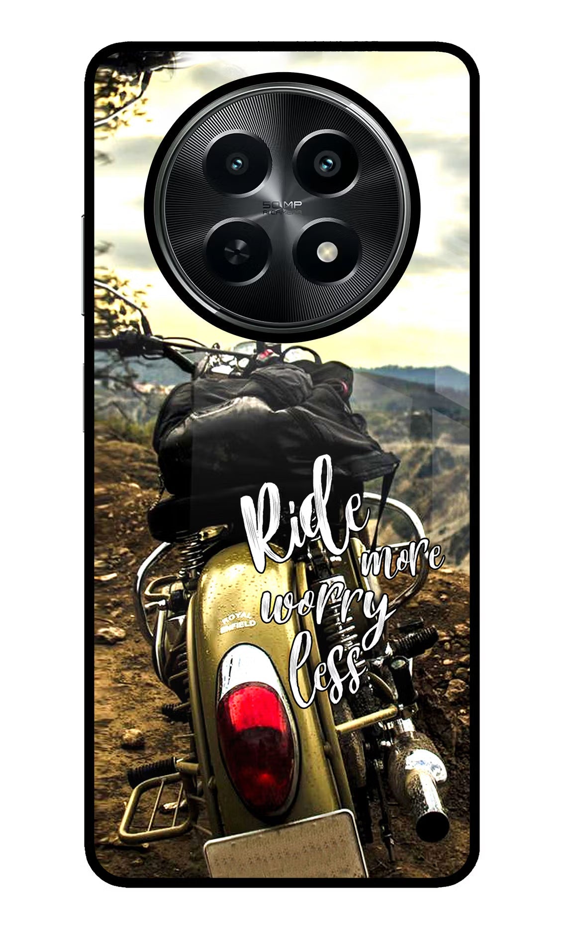 Ride More Worry Less Realme C65 5G Back Cover