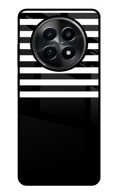 Black and White Print Realme C65 5G Back Cover
