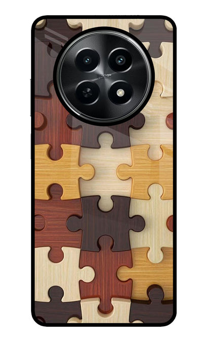 Wooden Puzzle Realme C65 5G Back Cover