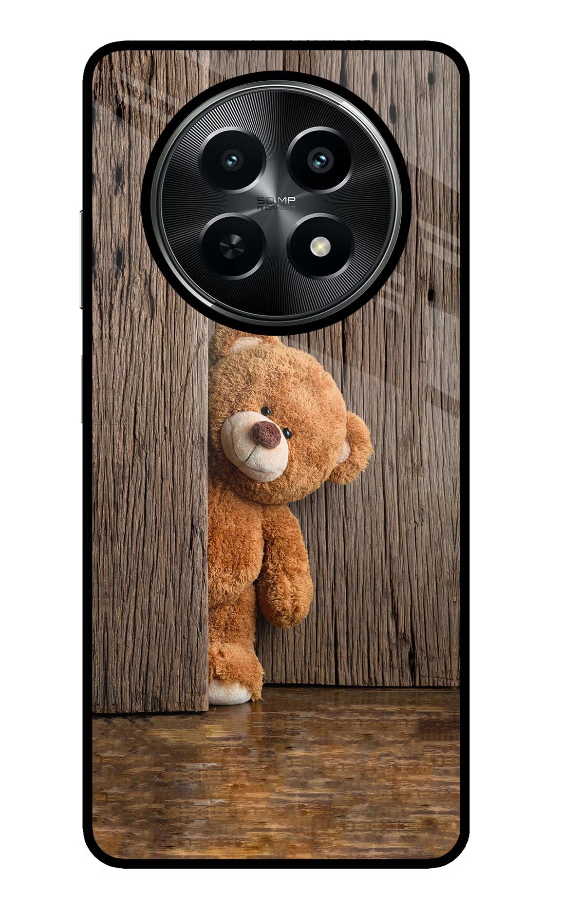 Teddy Wooden Realme C65 5G Back Cover