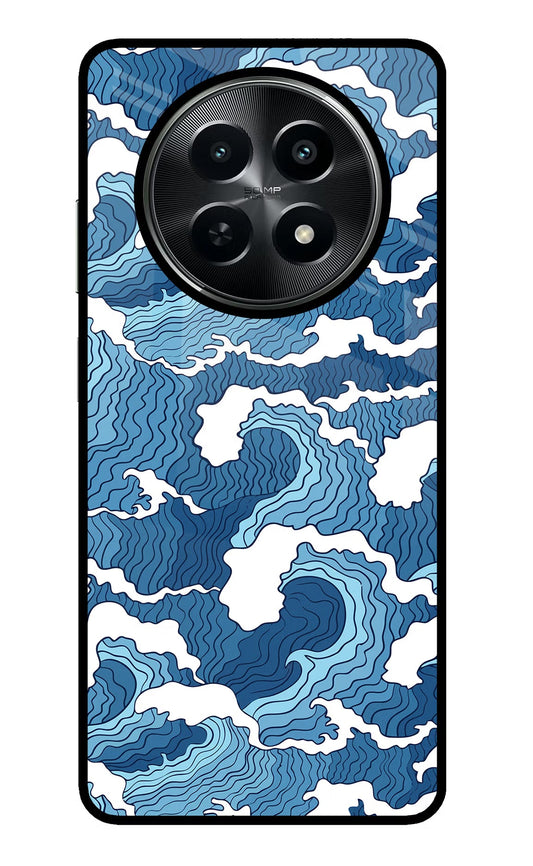 Blue Waves Realme C65 5G Glass Case