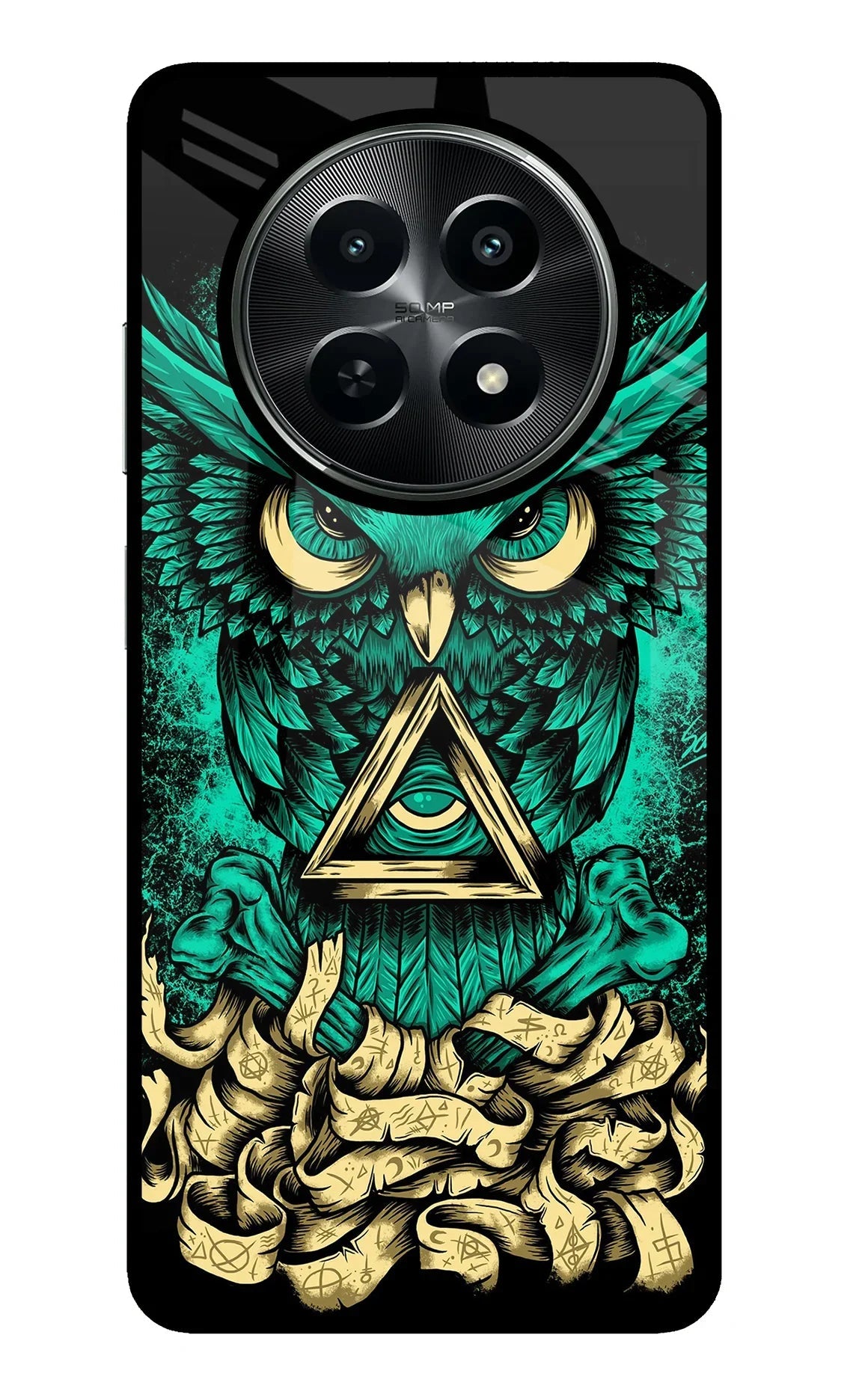 Green Owl Realme C65 5G Back Cover