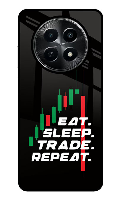 Eat Sleep Trade Repeat Realme C65 5G Back Cover