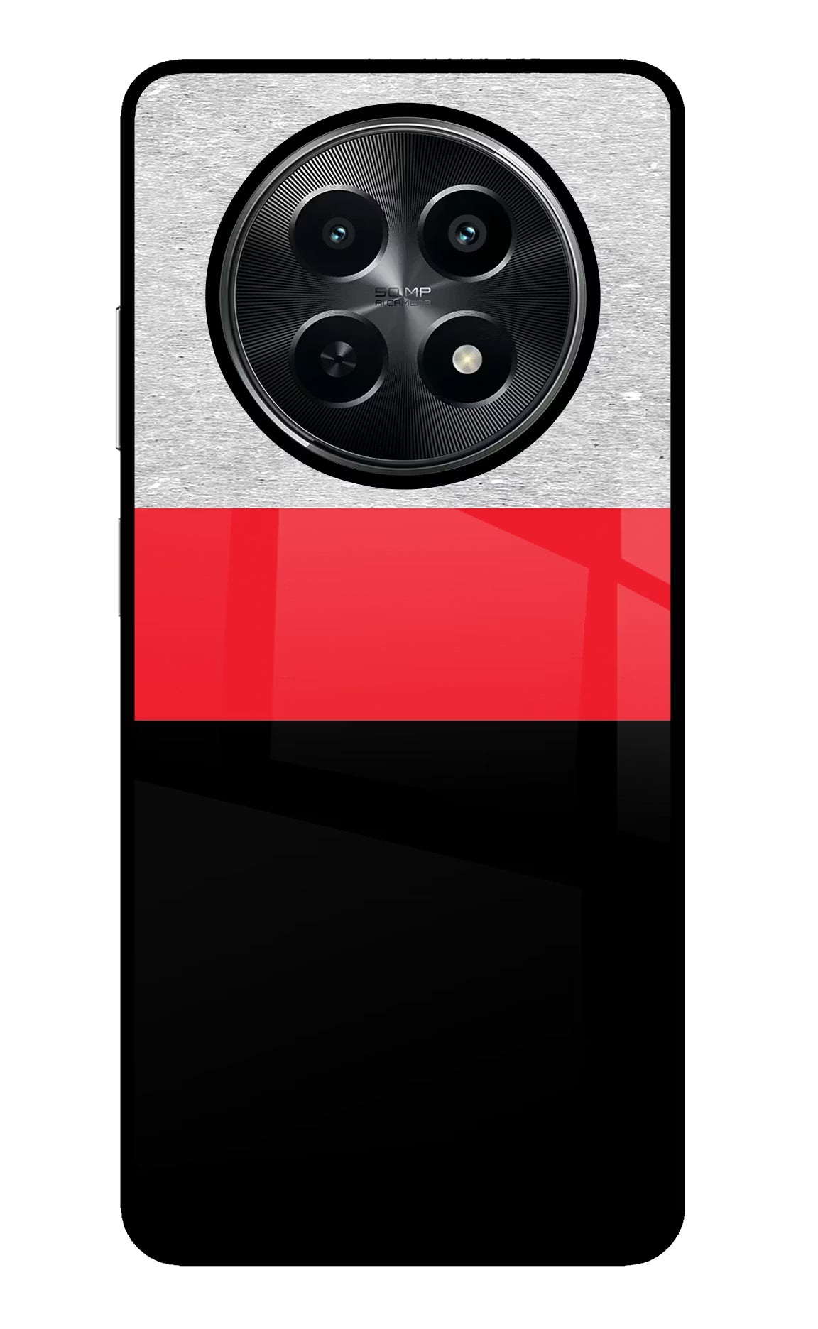 Tri Color Pattern Realme C65 5G Back Cover