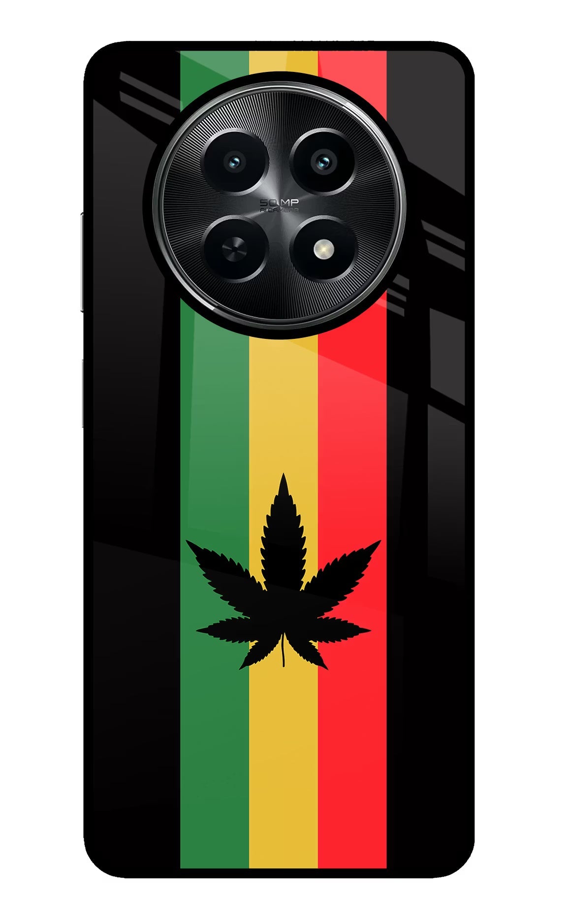 Weed Flag Realme C65 5G Glass Case